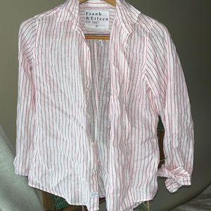 Frank & Eileen Barry linen shirt size s